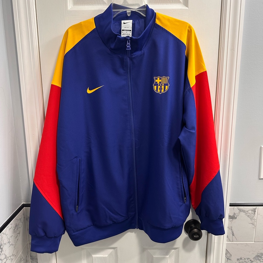 Barcelona Nike 2023/24 Drac Pack Strike Anthem Full-Zip Jacket - Royal - Picture 3 of 16
